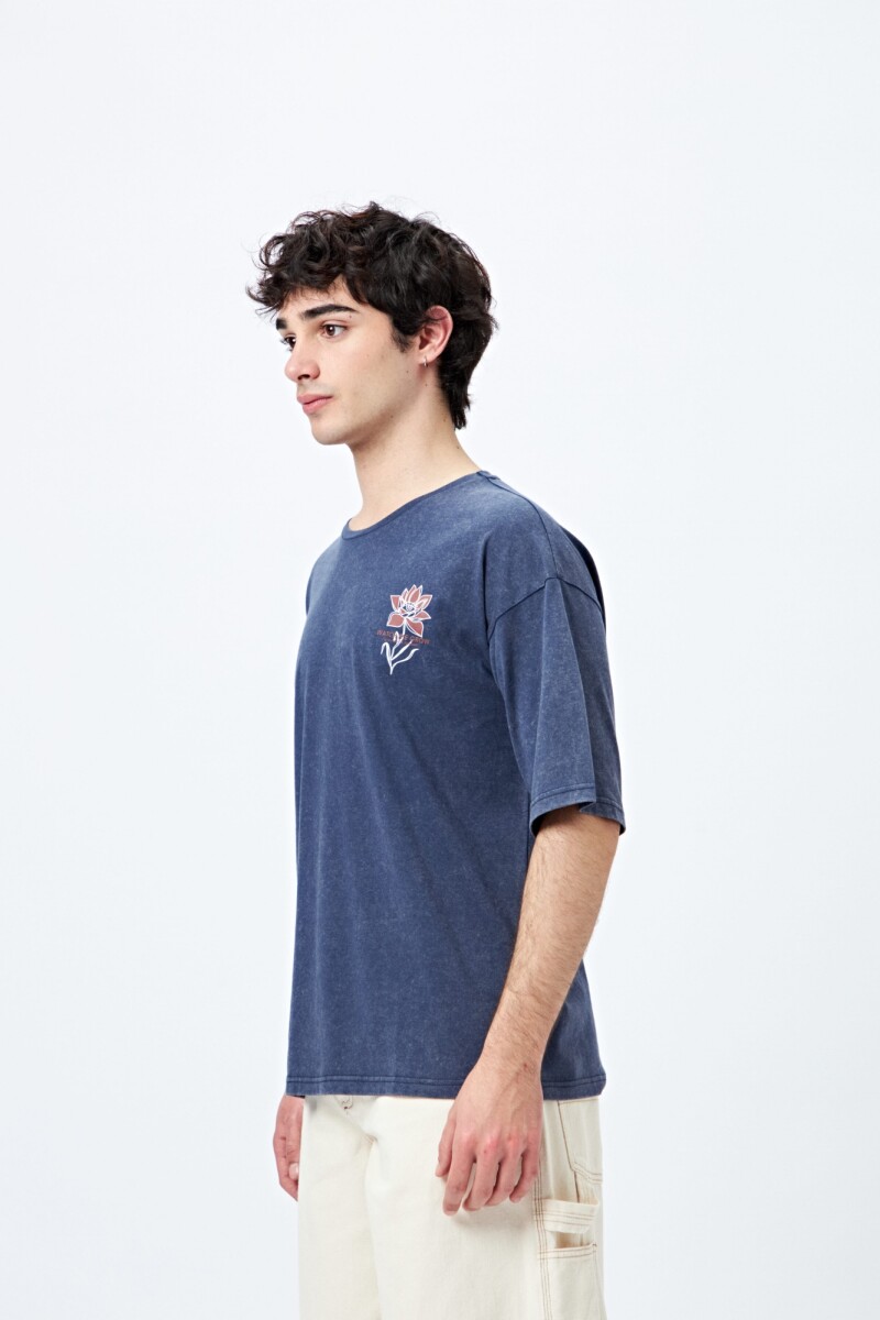 REMERA GROMI Azul Oscuro