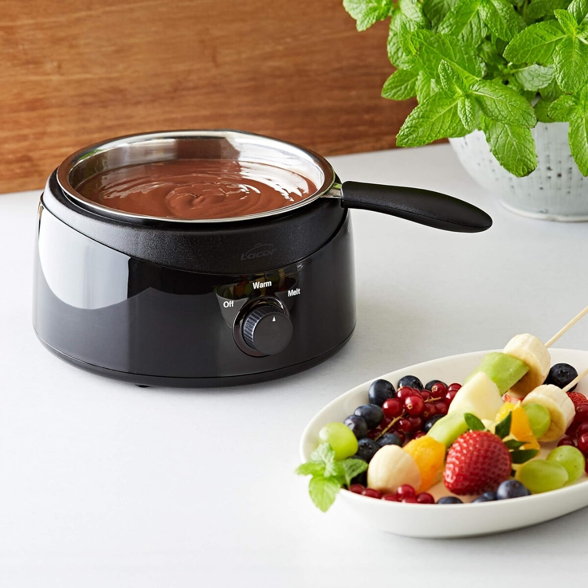 Fundidor de chocolate eléctrico 1lt 