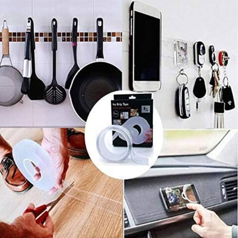 Cinta adhesiva doble faz transparente Cinta Adhesiva Doble Faz Transparente