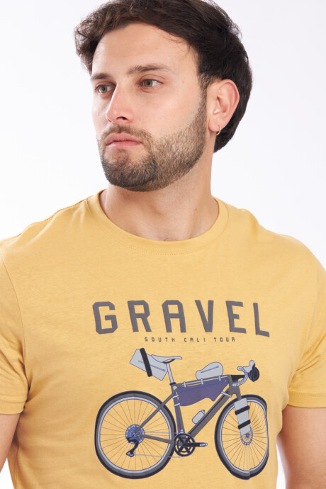 T-SHIRT GRAVEL425 Amarillo