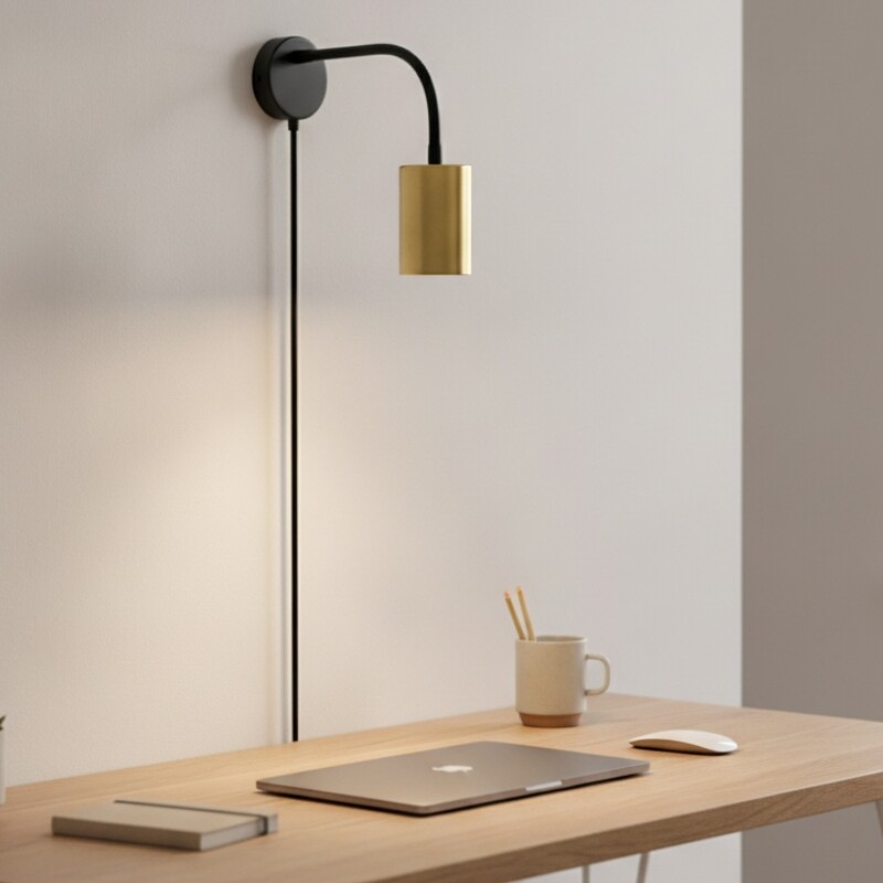 ARTEFACTO DE ADOSAR EN PARED BOLD Luminaria De Pared Bold Orientable Dorado