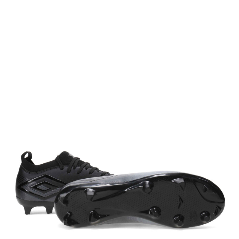 Championes de Fútbol 11 Infantiles Umbro Vibe HG Negro - Gris