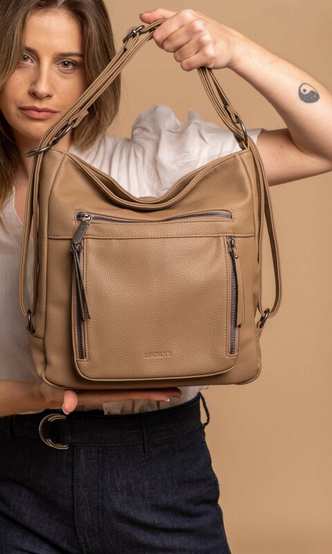 CARTERA MOCHILA CALENDULA TOPO