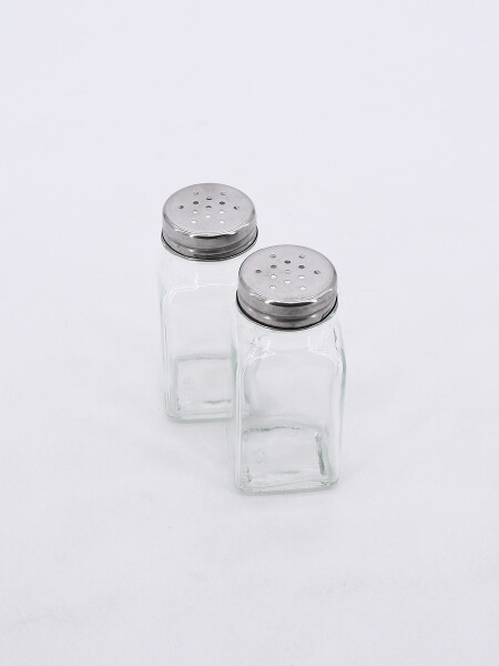 SALERO / PIMENTERO SET X 2 TRANSPARENTE
