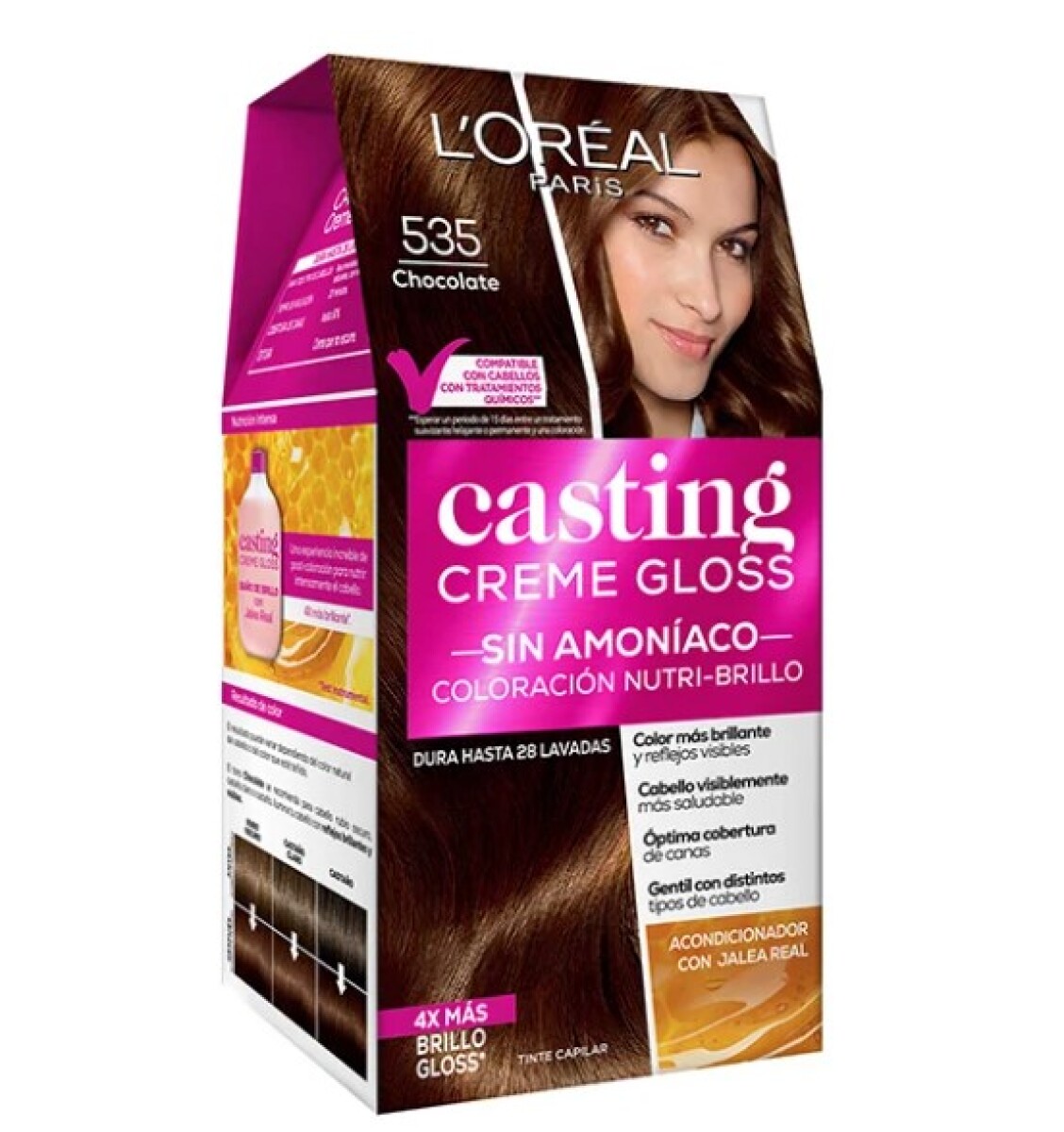 L´oréal Casting creme gloss sin amoníaco - Tono 535 Chocolate 