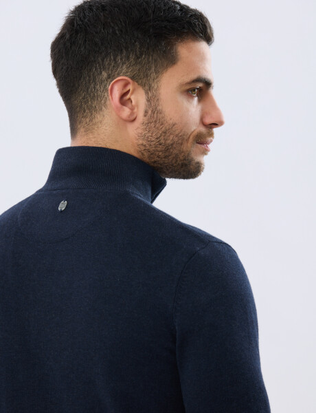 CAMPERA TEJIDA Azul