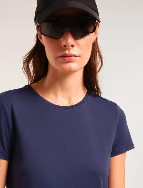 BLUSA DEPORTIVA SPORT CON PROTECCIÓN UV AZUL