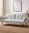 Sillon Cama 3 Cuerpos Retractil Frida Gris