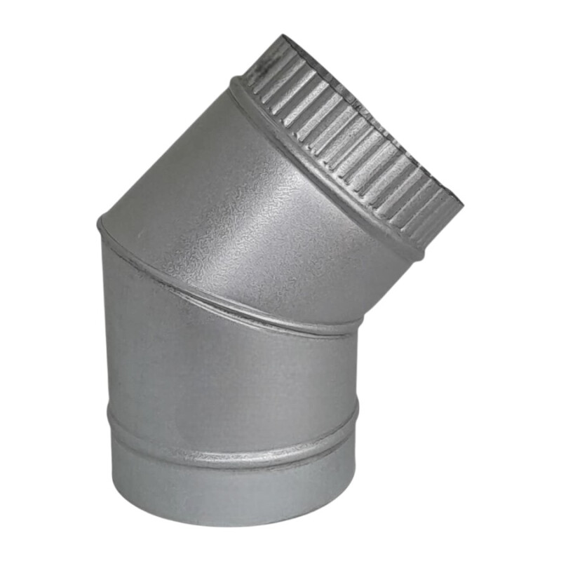 Codo de Caño Aluminizado 6" (150 mm) Codo de Caño Aluminizado 6" (150 mm)