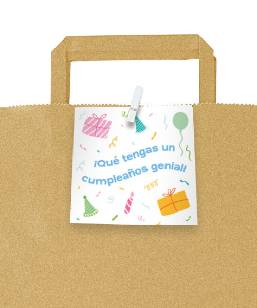 Tarjeta cumpleaños 10x10. DISEÑO 10