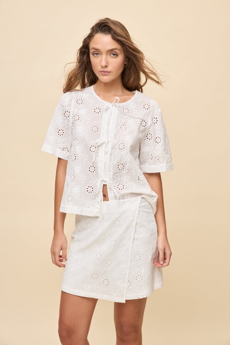 SHORT DOLORES Blanco