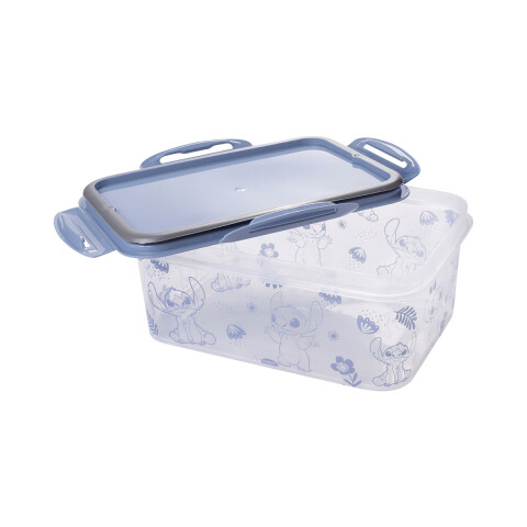Pote Plástico Rectangular con Broche Stitch 2.6 L U
