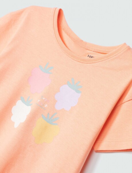 CONJUNTO INFANTIL ESTAMPADO NARANJA