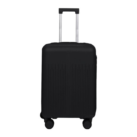 Set Valija Mediana Rigida + Almohadón Cervical Memoria Negro Negro