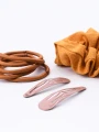 COLEROS Y SAPITOS PACK X 8 MARRON