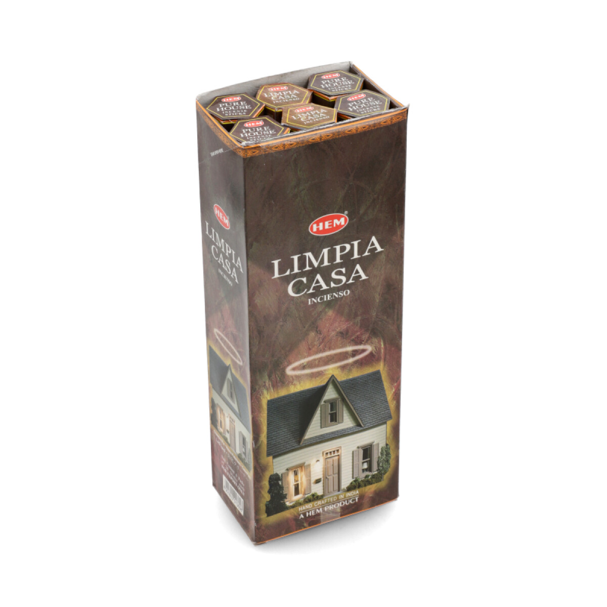 INCIENSO HEM CAJA HEXAGONAL X6 - Limpia Casa 