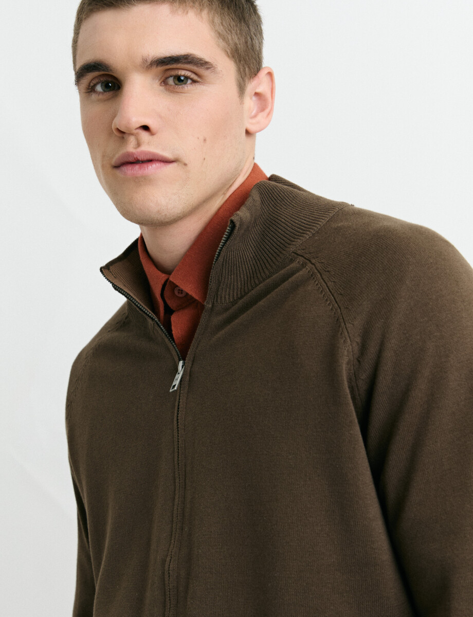 470981 CARDIGAN HARRINGTON LABEL Oliva