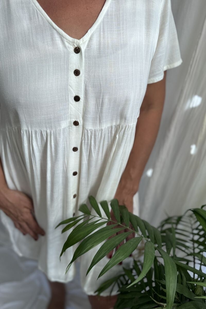 Maria Botones Blanco