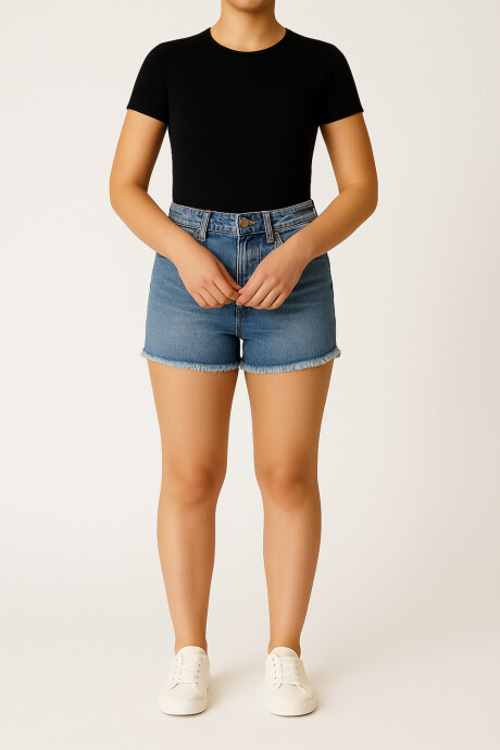 Short Abai Azul Claro