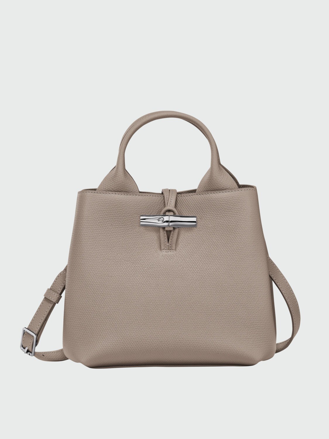 LONGCHAMP - LE ROSEAU, CARTERA DE MANO S Gris