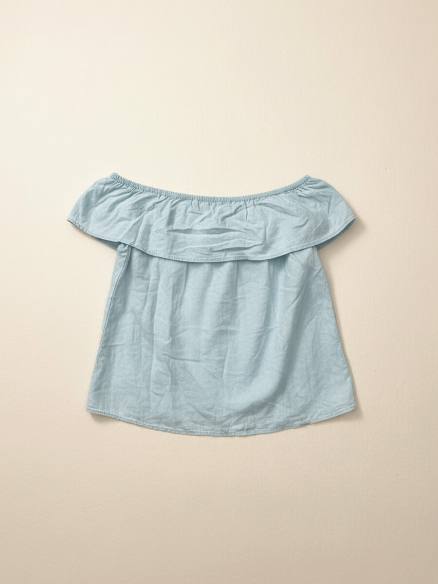 FR FRANGE BLUSA - Celeste 