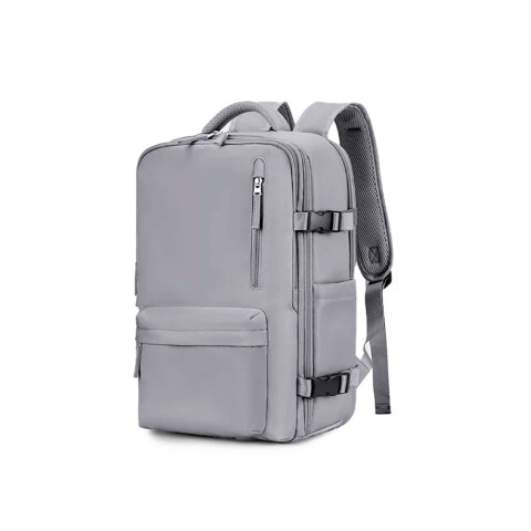Mochila de viaje para carry on gris