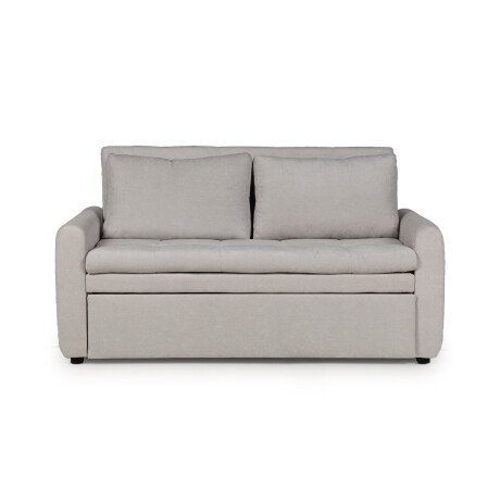 Sofá Cama Saara - Tela Microfibra TC1009 (Plata)
