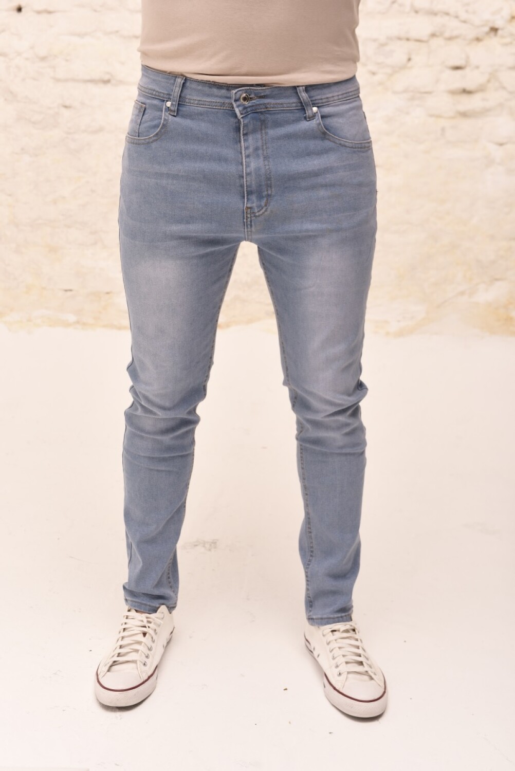 Pantal n Jean Skinny Luck Azul Claro