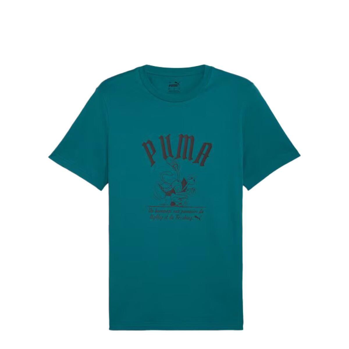 Remera de Hombre Puma Graphics Super Puma - Verde 