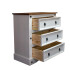 COMODA 3 CAJONES CERA BLANCO P2601 COMODA 3 CAJONES CERA BLANCO P2601