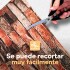 Revestimiento Pared Adhesivo 3d Piedra Ladrillo 20 Mts x 0,70 Mts Variante Color Rojo Ladrillo