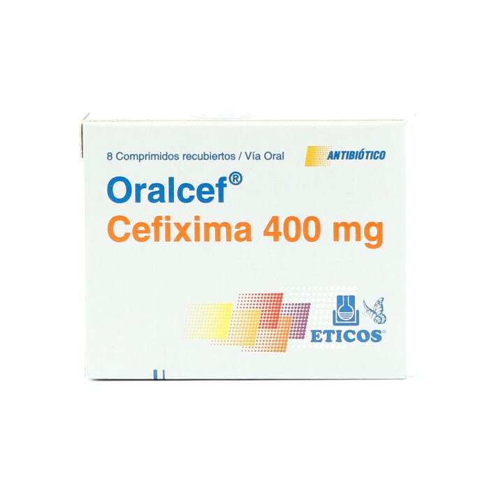 ORALCEF 400 MG. CJ X 8 COMPRIMIDOS única