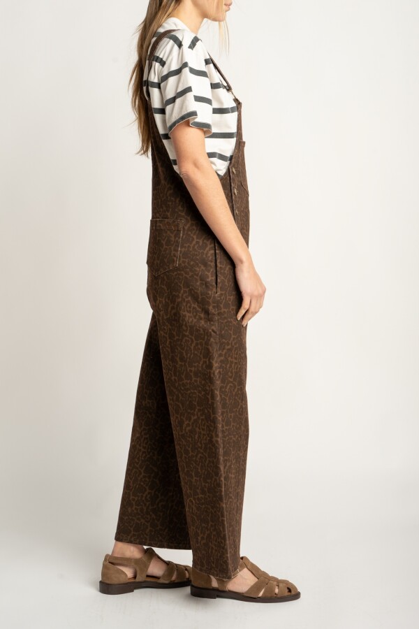 Enterito Animal Print Marron