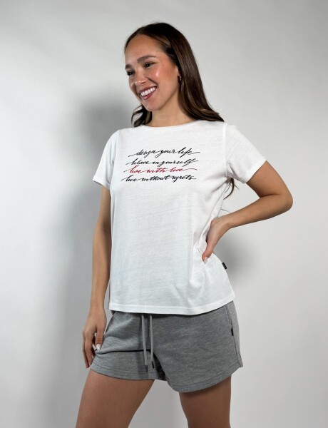 Remera de dama S26147-H Blanco