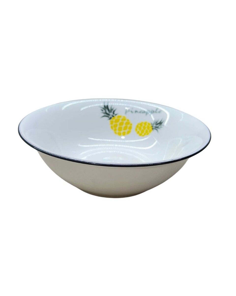 BOWL DE PORCELANA CON DISEÑO FRUTAL • 15cm 