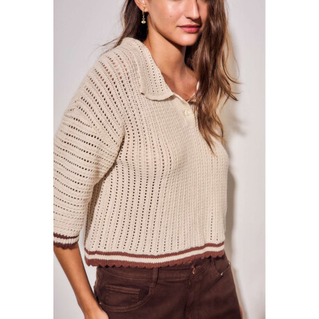 Sweater Polo Chocolate