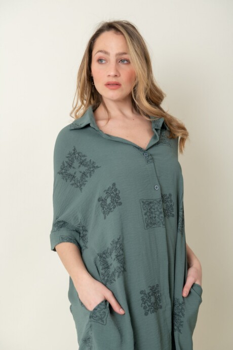 CAMISA ALOE Verde seco