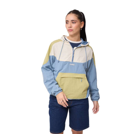 Campera Rusty Lisso Azul