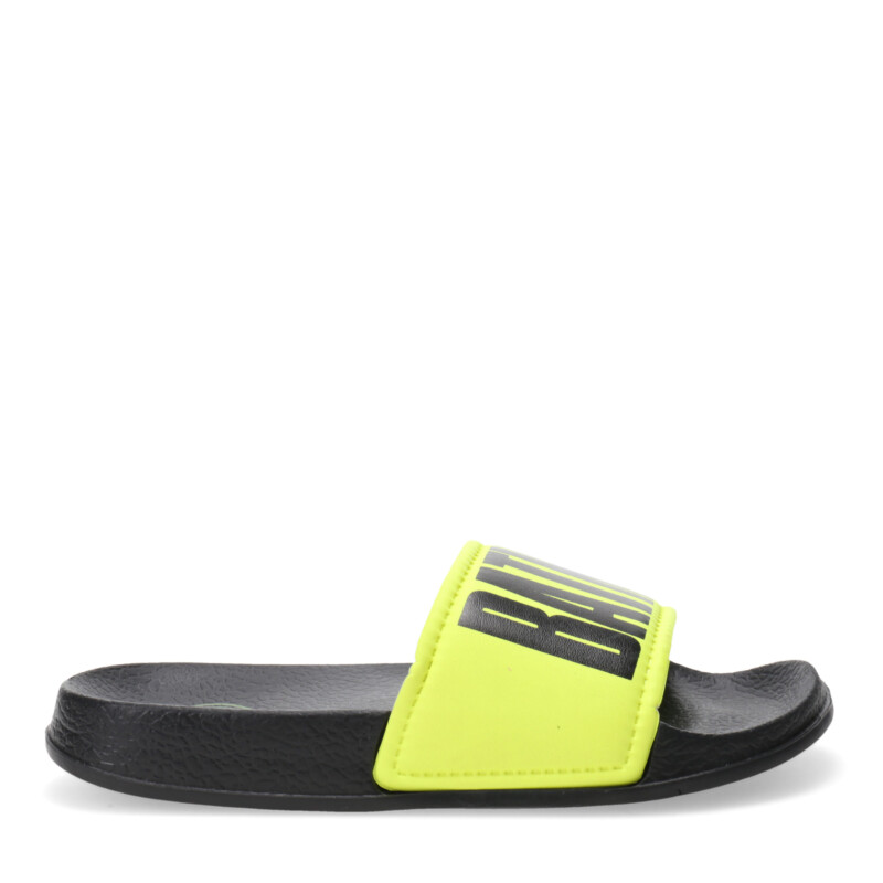 Sandalias Infantiles Batman Negro - Amarillo