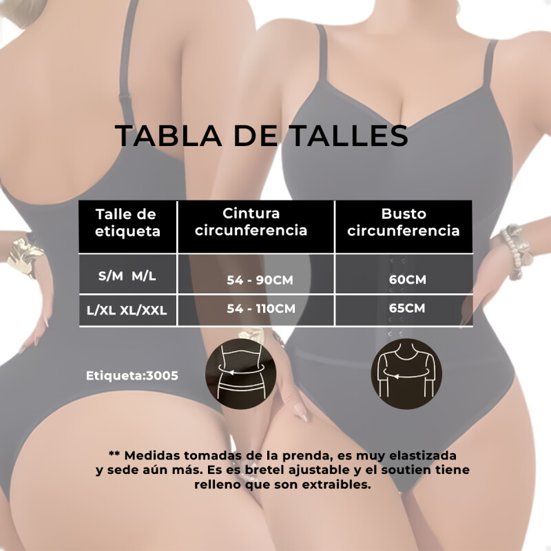 Body Faja Modeladora Reductora Colaless Beige