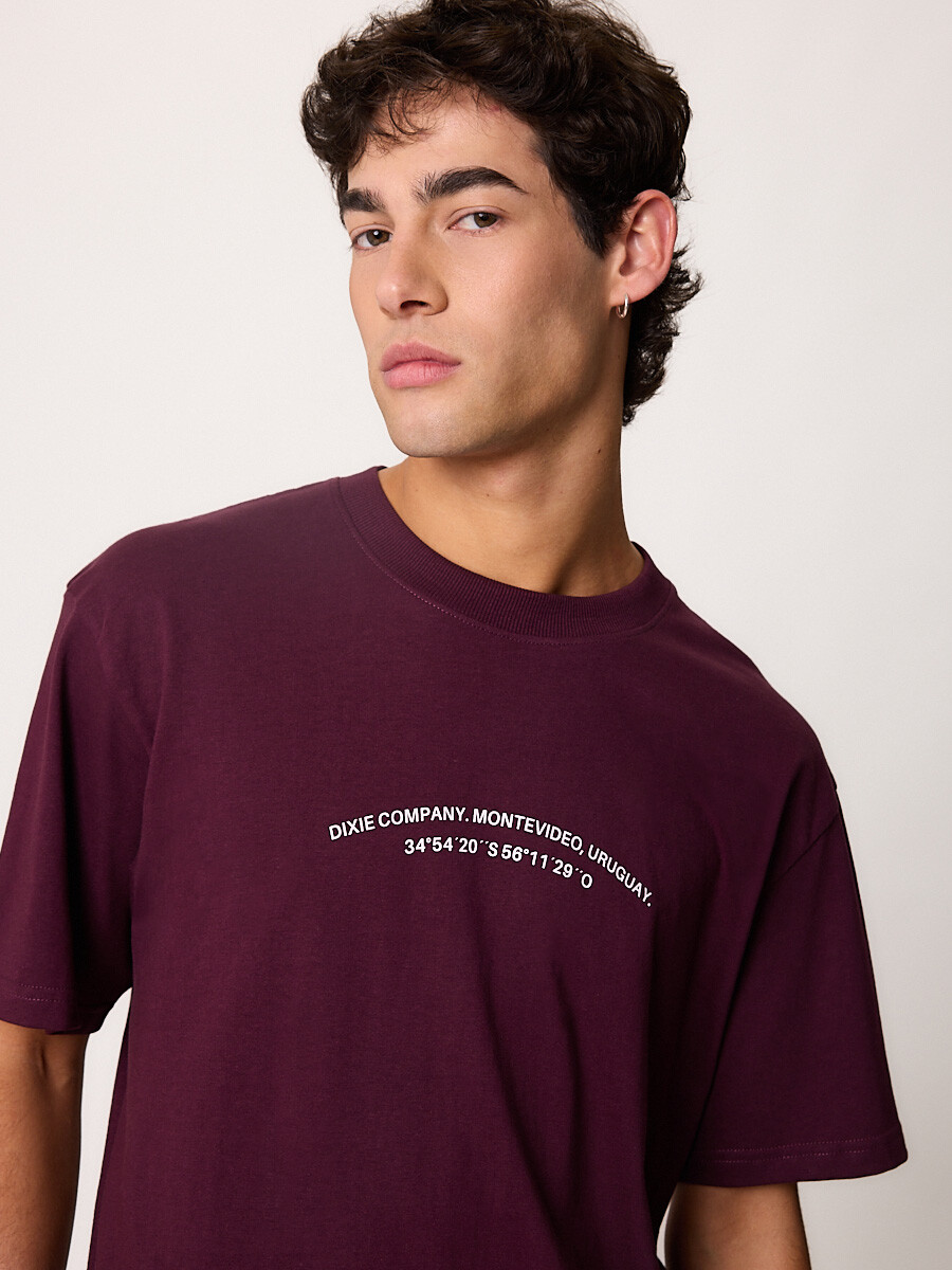 T-SHIRT M/C NAELT DIXIE Vino