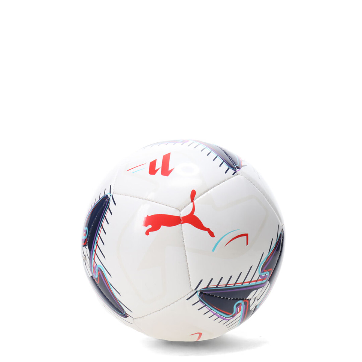 Pelota Puma Stellar Play Laliga Mini Puma - Blanco - Azul 