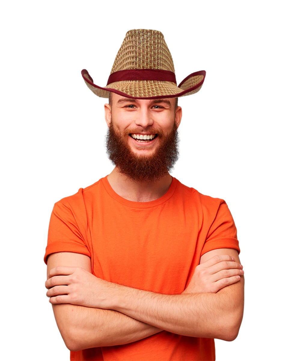 GORRO COWBOY HOMBRE PAJA 4 COLORES 27271 