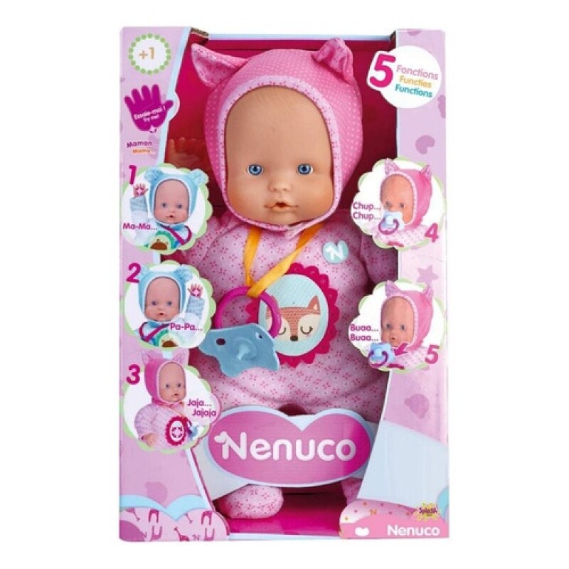 Bebote Nenuco blandito con 5 funciones y accesorios Bebote Nenuco blandito con 5 funciones y accesorios