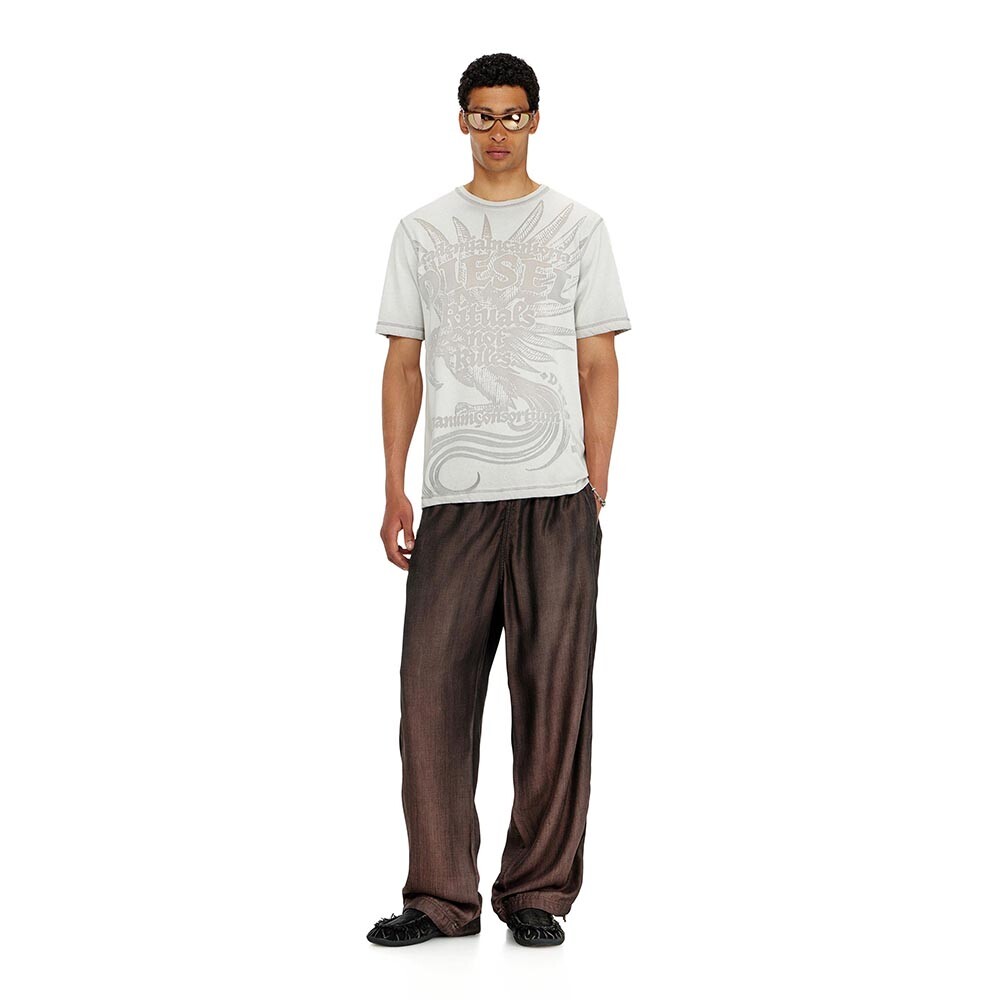 Camiseta Para Hombre T-Rawjust-Aa1 Gris Claro