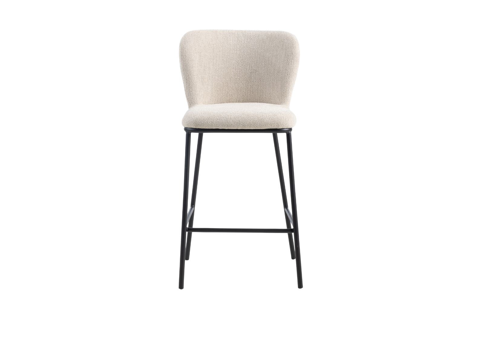 Banqueta ELINA en Tela - Beige PREVENTA 