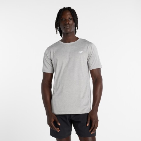 Remera New Balance de Hombre - MT61O0U4AG GREY