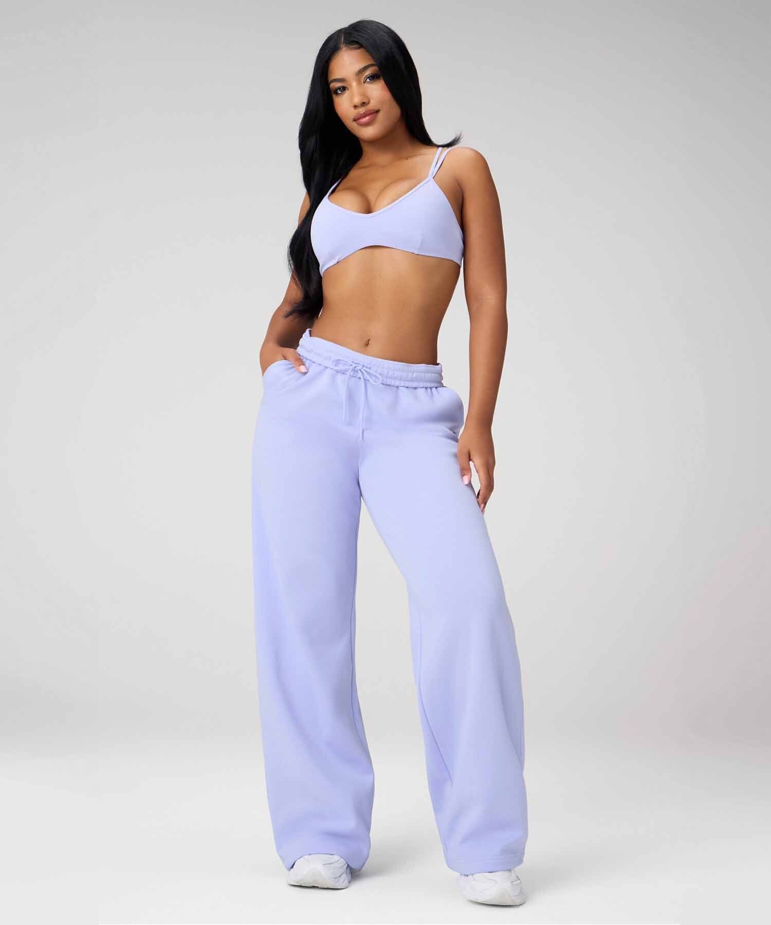 Pantalón Wide Leg Cozy Fleece Sweatpant Mujer Dreamscape