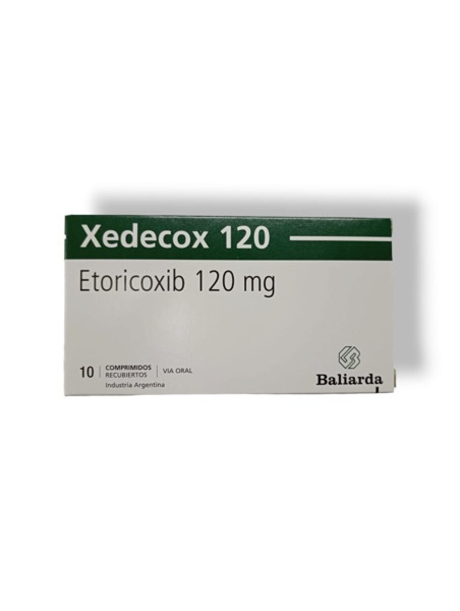 Xedecox 120mg 10 Comprimidos 