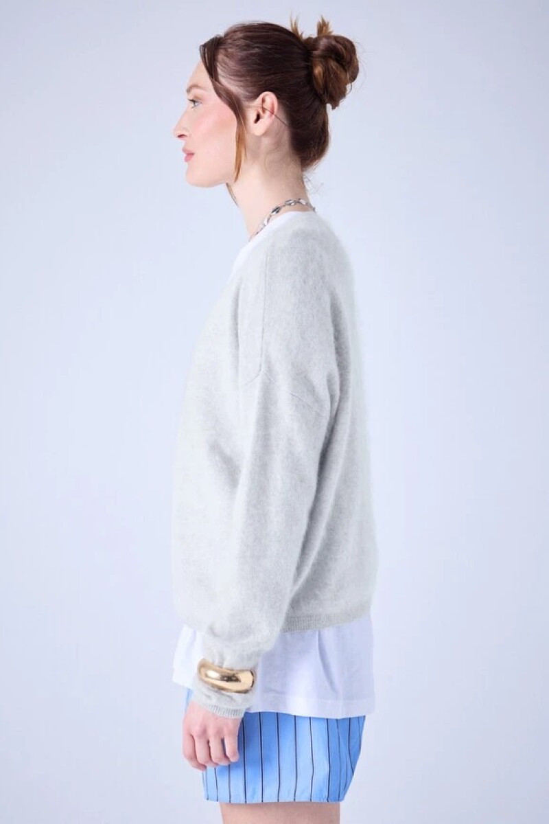 SWEATER V Gris